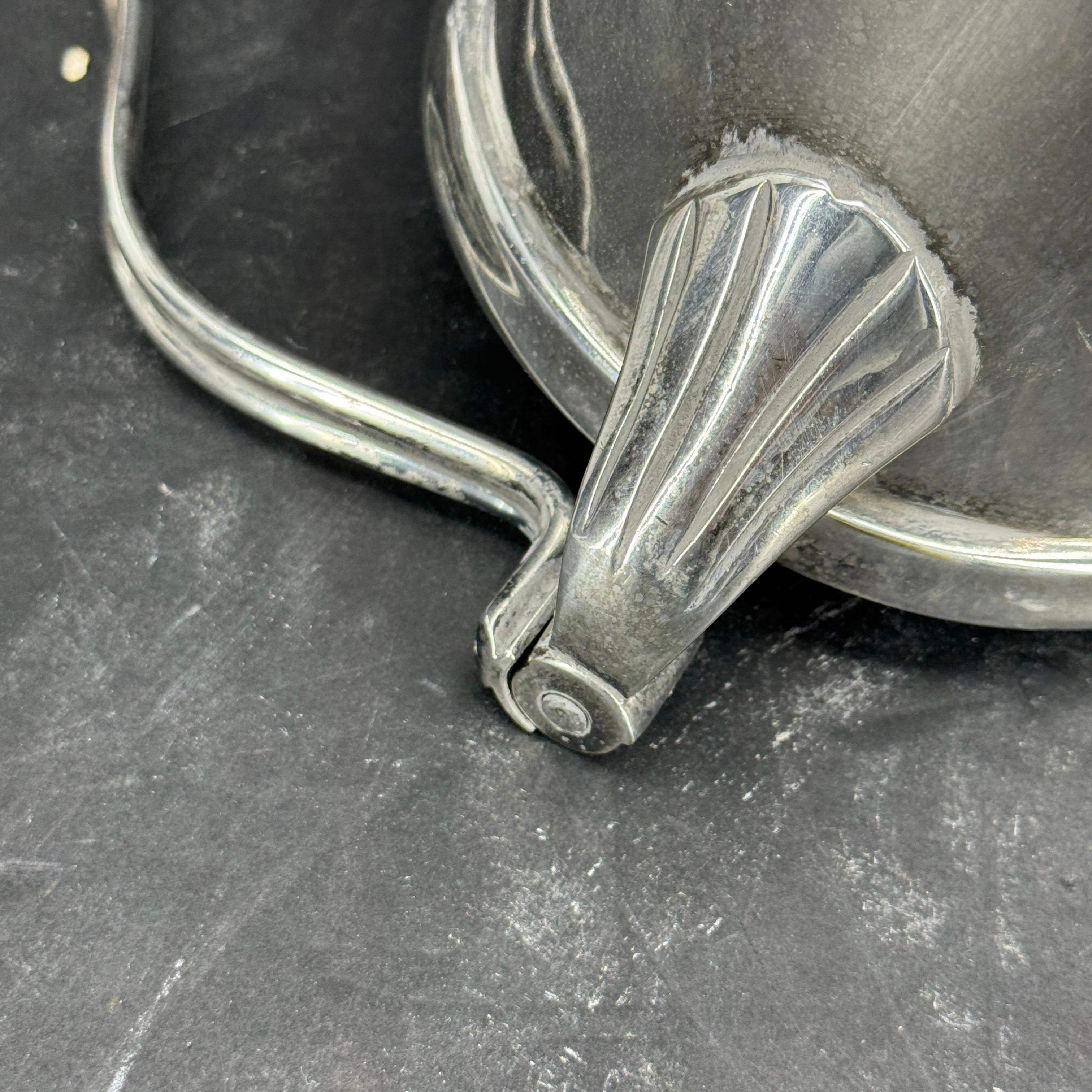 Secchiello da vino da terra per champagne in argento con supporto in vendita 4