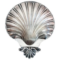 Vintage Silver Plate Clam Shell Dish Sheffield, England