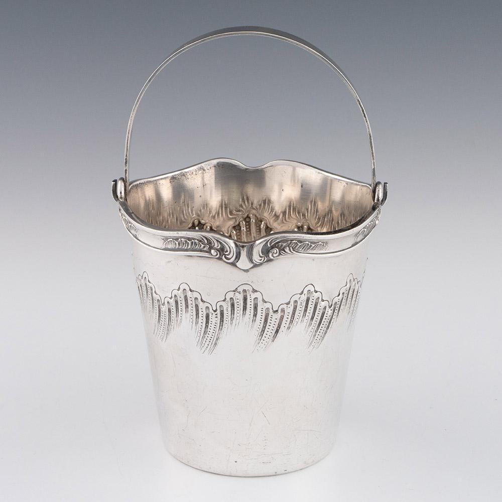 Shaker da cocktail e secchiello per il ghiaccio in argento Delheid c1935 in vendita 4