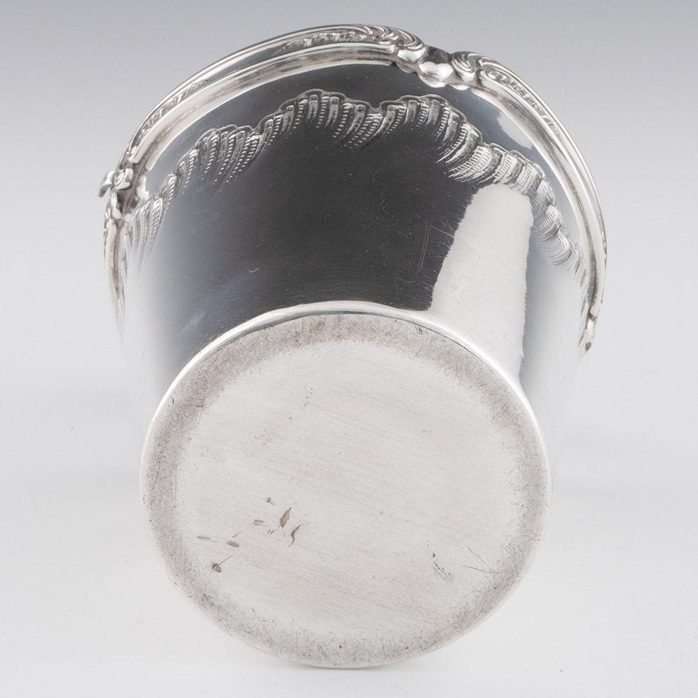 Shaker da cocktail e secchiello per il ghiaccio in argento Delheid c1935 in vendita 8