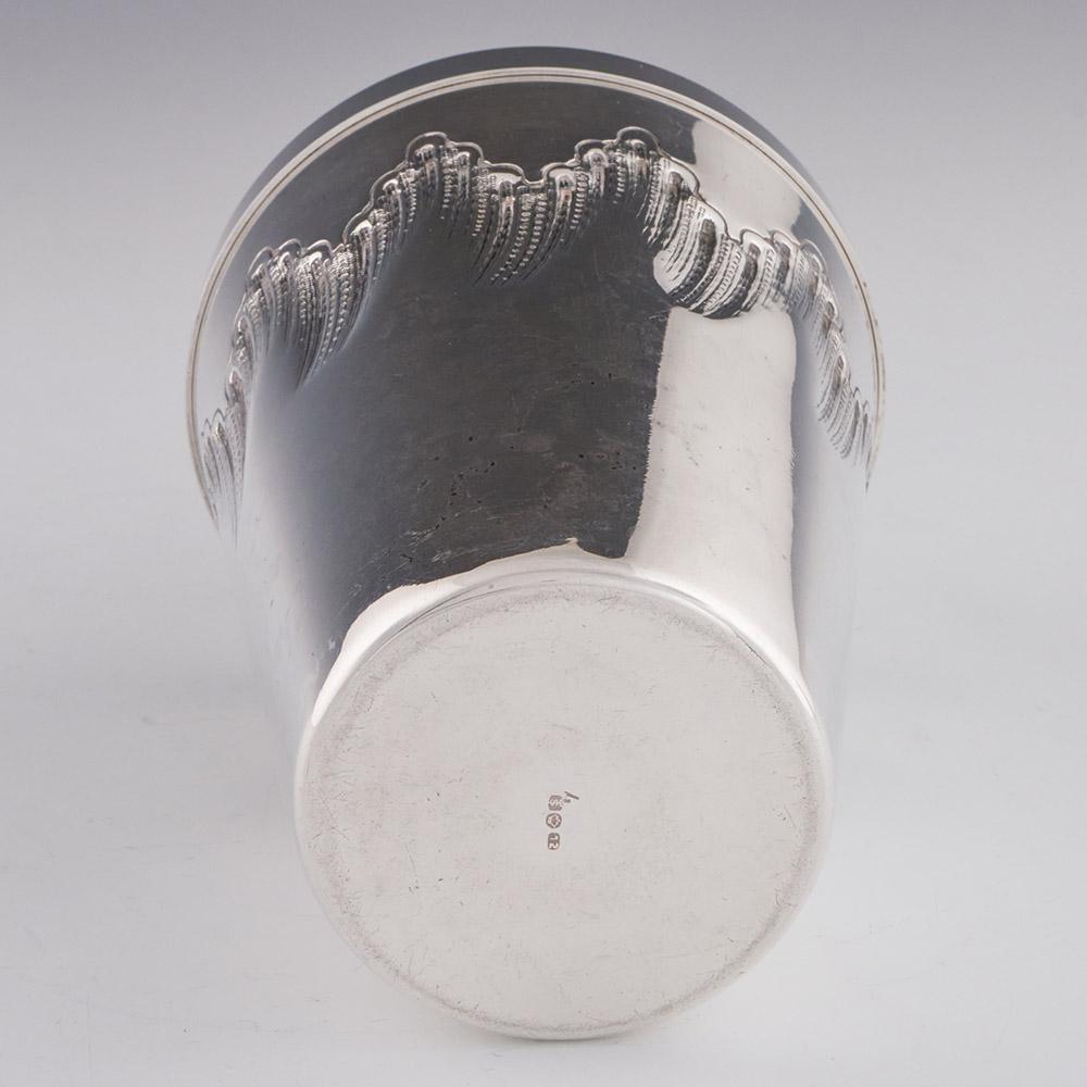 Argento Shaker da cocktail e secchiello per il ghiaccio in argento Delheid c1935 in vendita