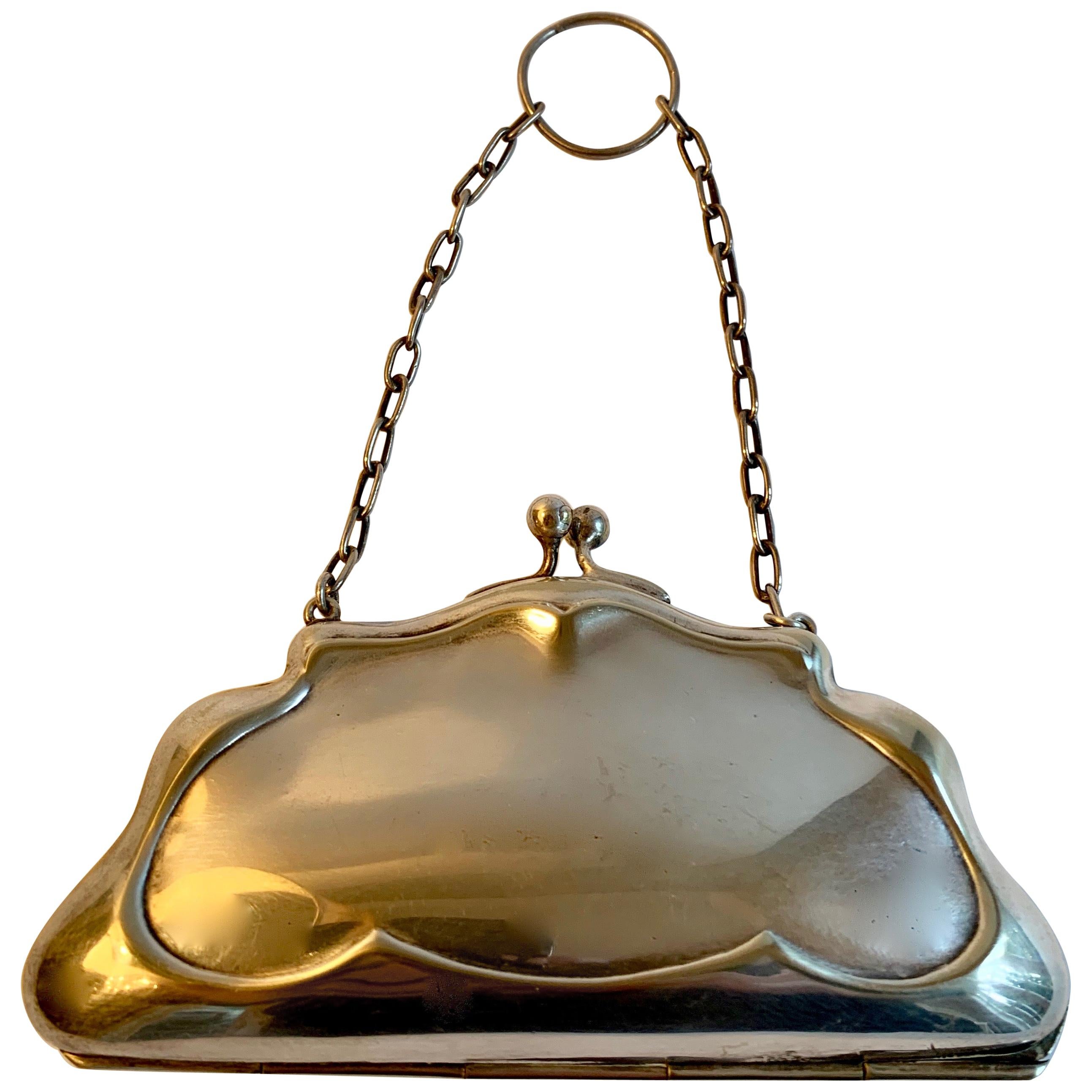 Silver Plate Coin Purse For Sale