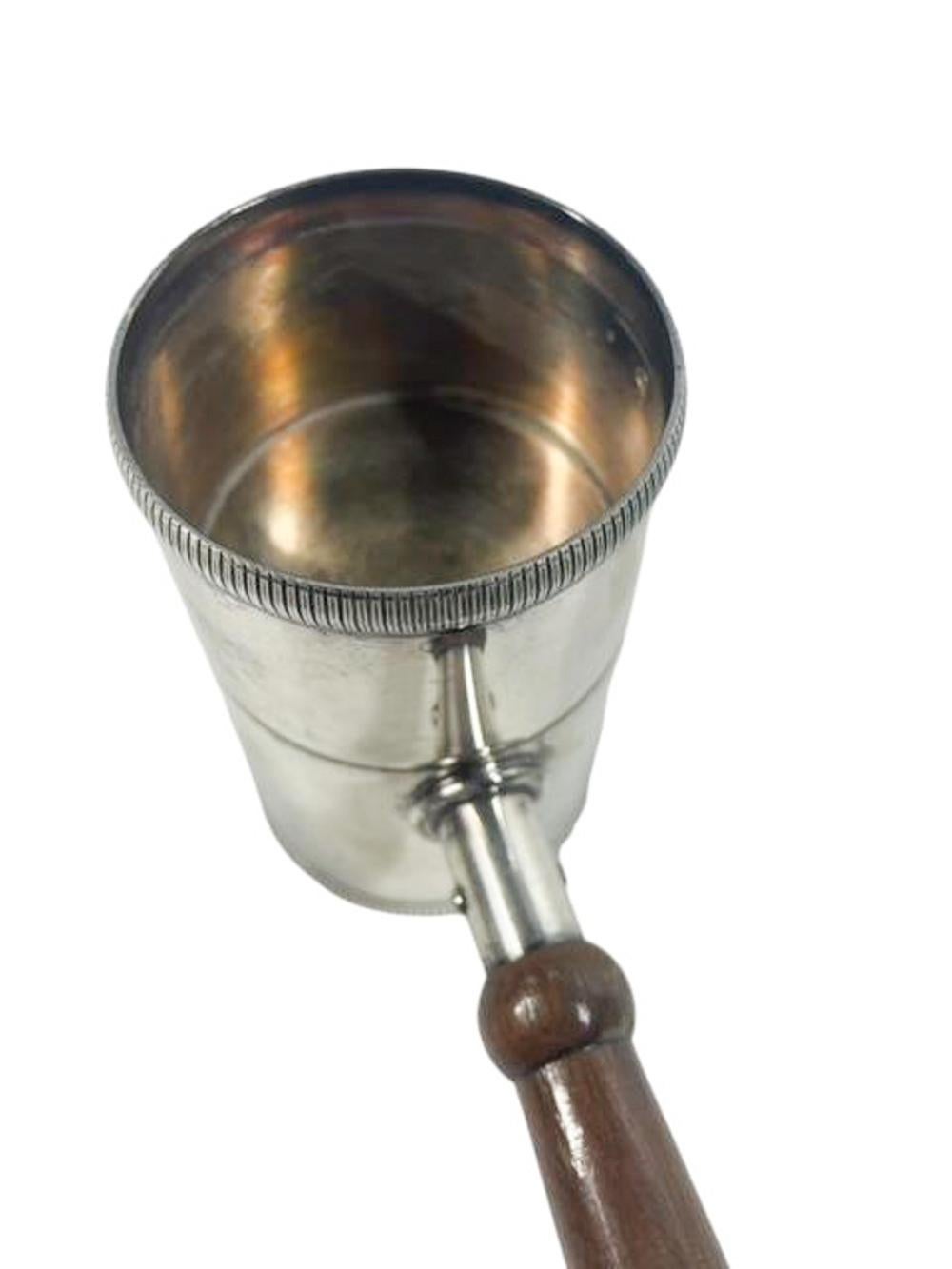 Silver Plate Double Spirit Measure in the Form of a Gavel by Napier Co. For Sale 1
