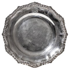 Piatto d'argento, Tenuta dei Principi di Lieven, Francia, prima metà del XIX secolo