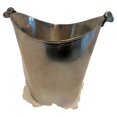 Silver Plate French Ice Bucket with Decorative Handles