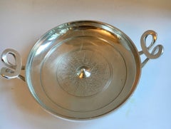 Silver Plate Greek Kylix Bowl