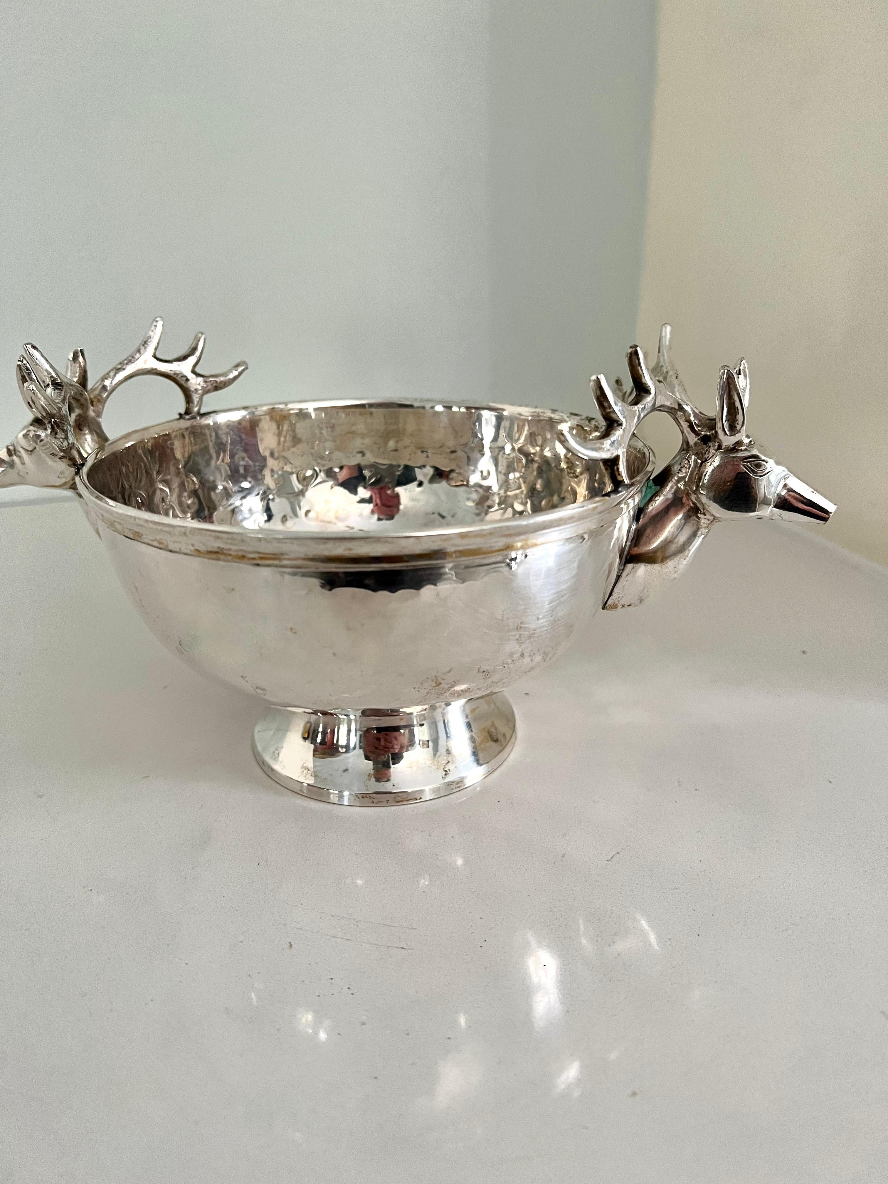 big silver bowl