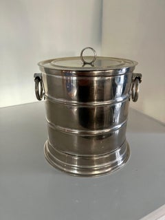 Silver Plate Ice Bucket with Handles