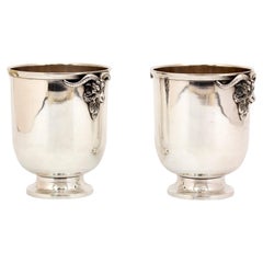 Antique Silver Plate Ice Buckets Alfred Pollak
