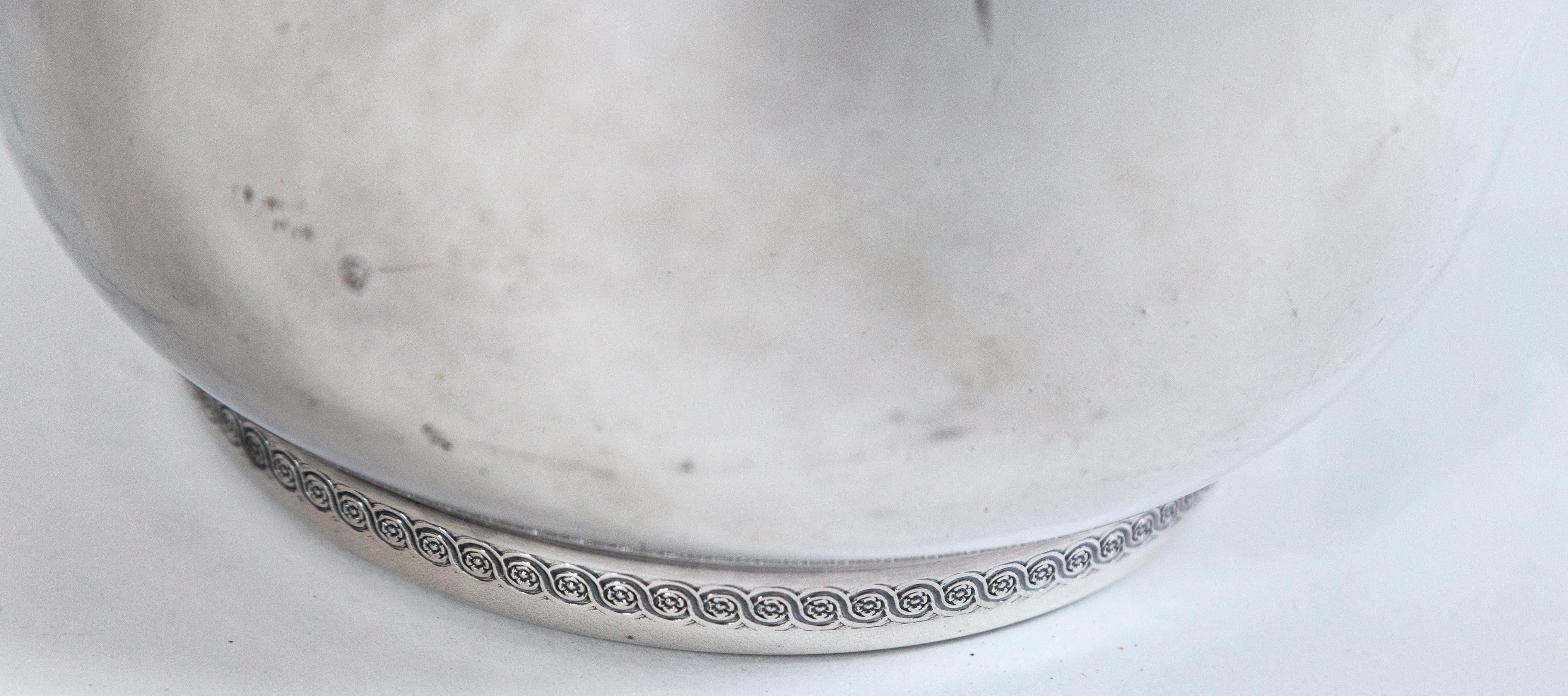 Silver Plate Louis Roederer Champagne Bucket, France, circa 1920 2
