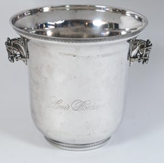 Silver Plate Louis Roederer Champagne Bucket, France, circa 1920