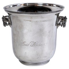 Silver Plate Louis Roederer Champagne Bucket, France, circa 1920