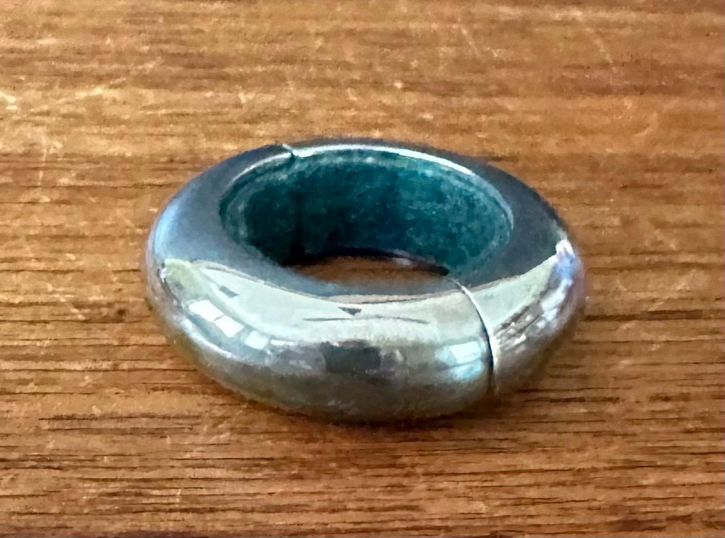 Tapón Magnético Plateado para Botellas de Vino de Ercuis Paris en Bueno estado para la venta en San Diego, CA