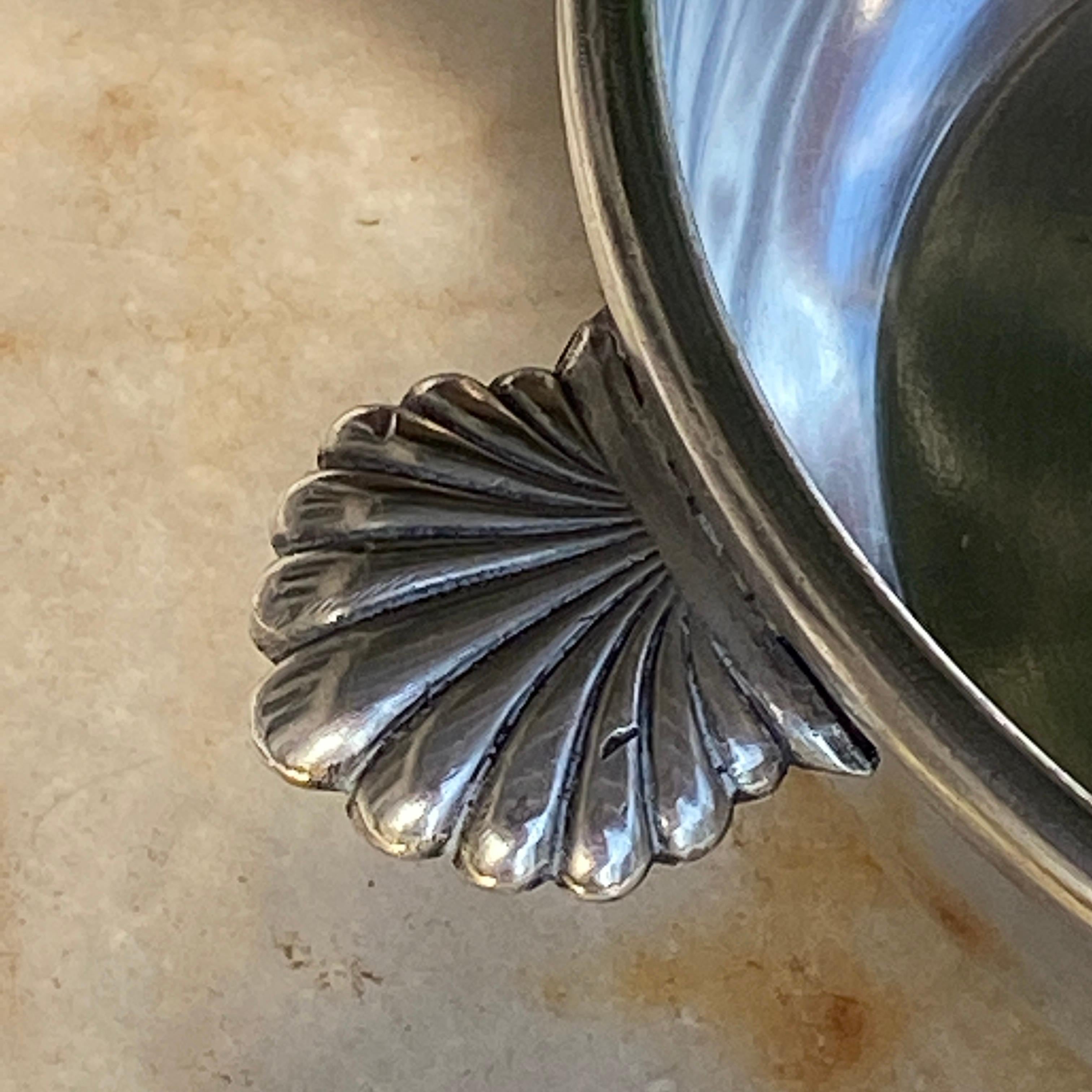 American Classical Silver plate metal Bowl by Felix Frères, France For Sale