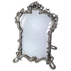 Espejo Plateado, Periodo Art Nouveau. Francia, hacia 1890