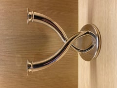 Silver Plate Modernist Candlestick by Gio Ponti for Christofle Gallia, 1950s