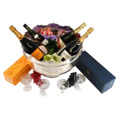 Plaque argentée Monteith Champagne Cooler Wine Punch Bowl