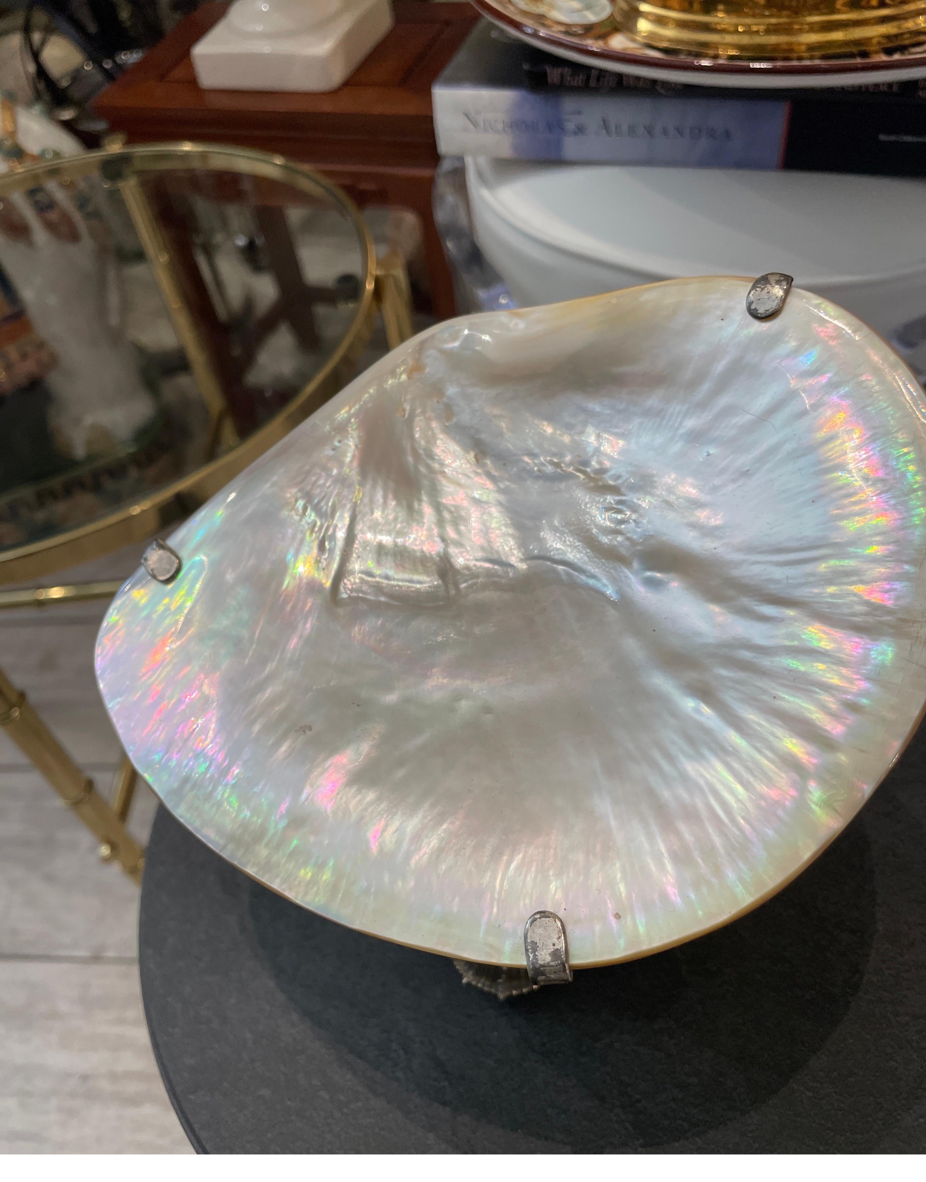 Kaviarservice aus Silber und Perlmutt im Zustand „Gut“ im Angebot in West Palm Beach, FL