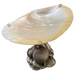 Silver Plate & Mother of Pearl Caviar Server