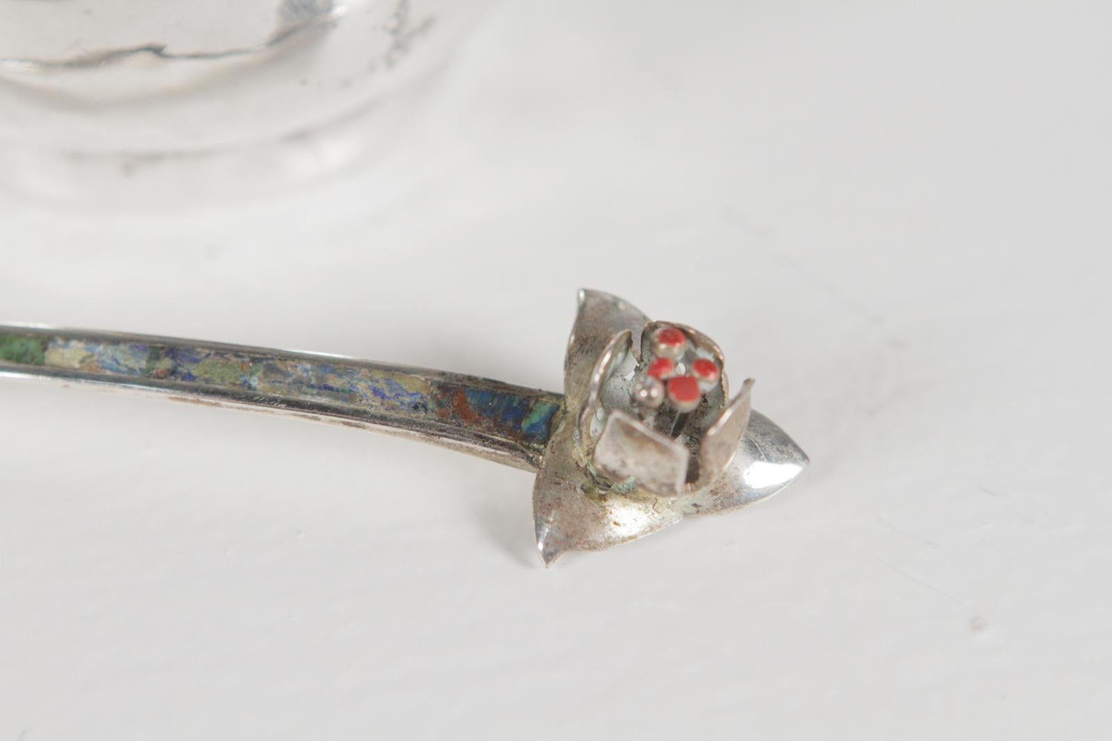 Silver Plate Parrot Creamer and Sugar by Los Castillo, 1962 In Excellent Condition In Lambertville, NJ