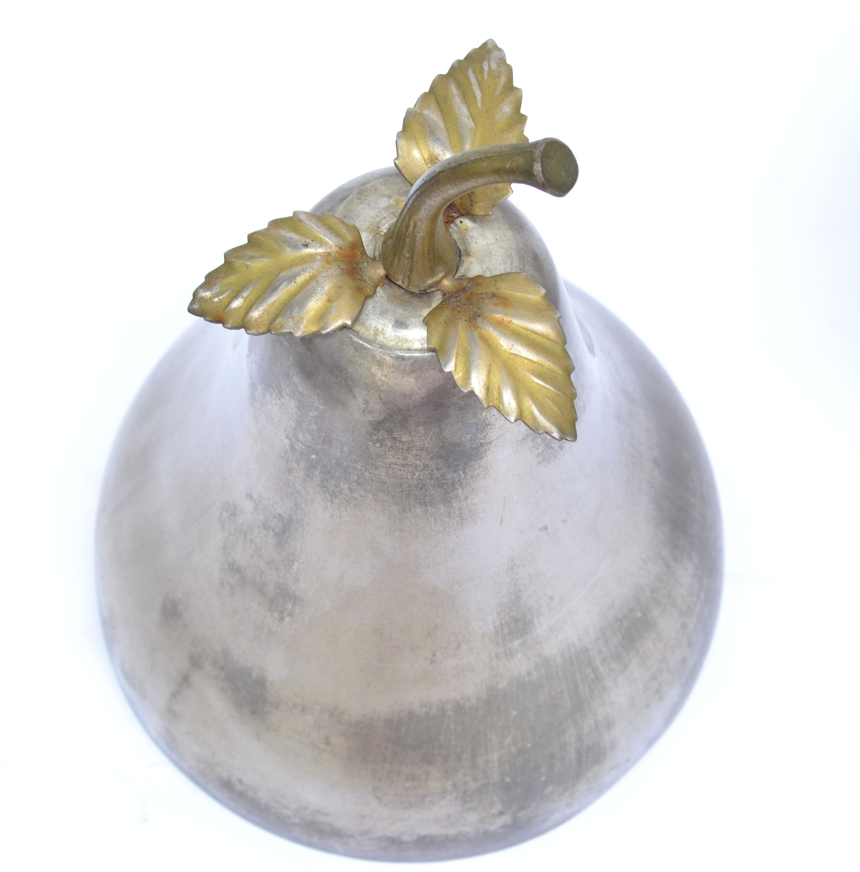 Silver Plate Pear Champagne Bottle Ice Bucket, France, 1950 For Sale 1