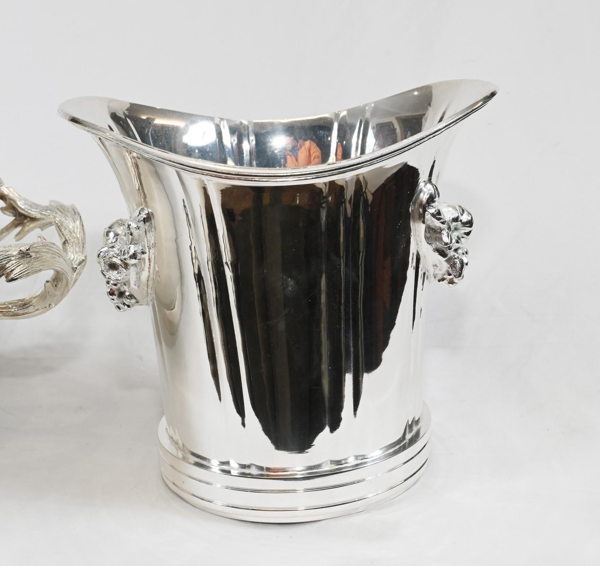 Silver Plate Russian Caviar Vodka Server Plated Bowl 8