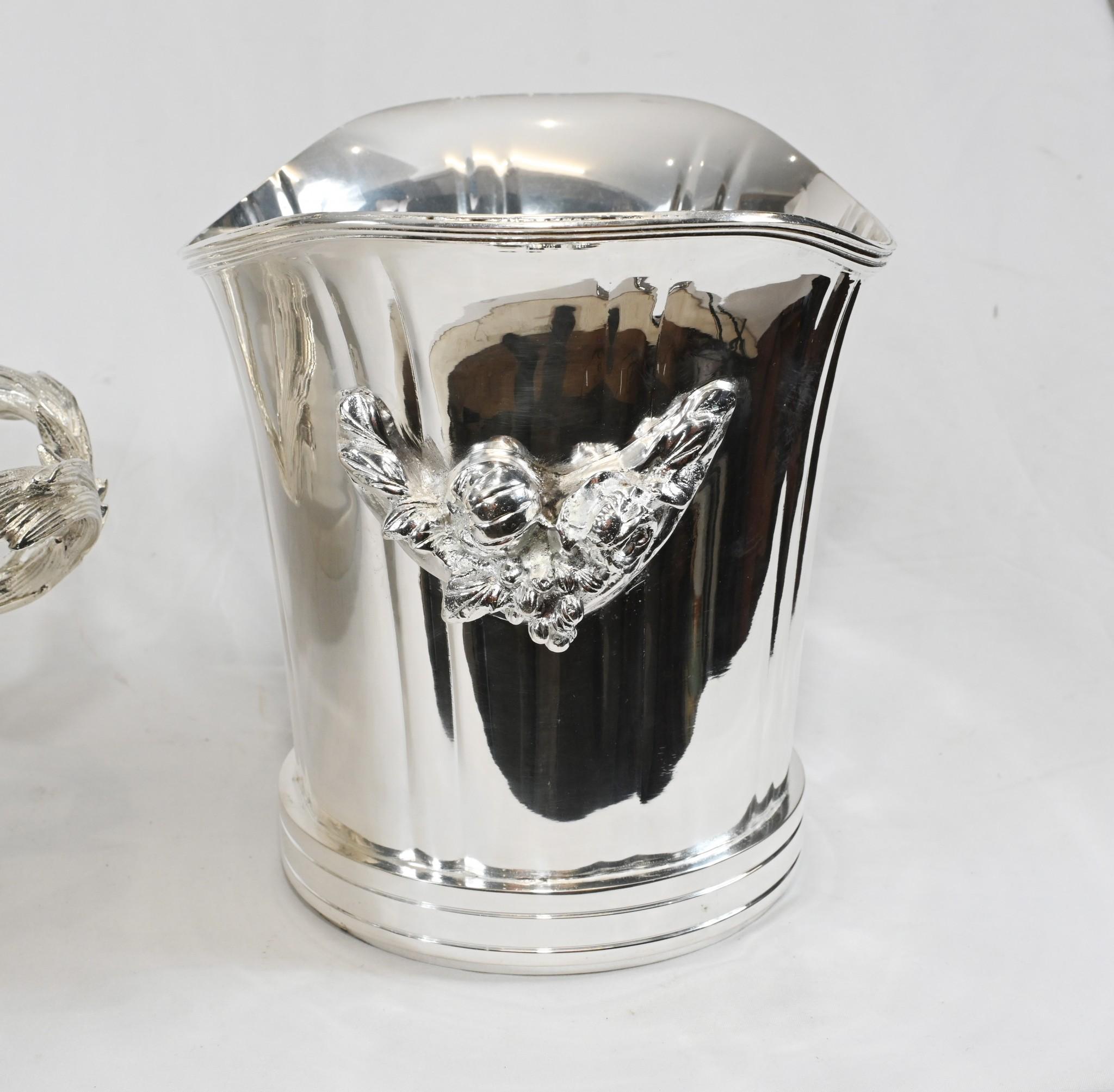 Silver Plate Russian Caviar Vodka Server Plated Bowl 9