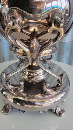 Silver Plate Samovar 2 Piece Coffee Tea
