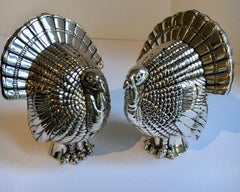 Silver Plate Turkey Salt and Pepper