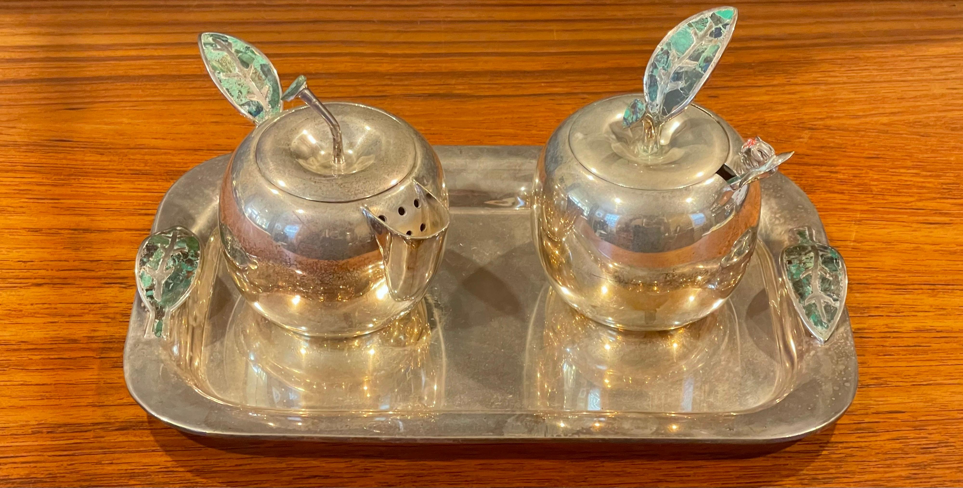 Silver Plate & Turquoise 