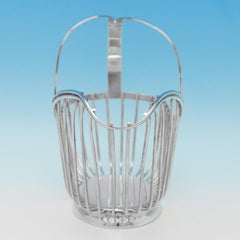 Christofle 'Beaune' Pattern Art Deco Silver Plated Wine Cradle Made, circa 1930