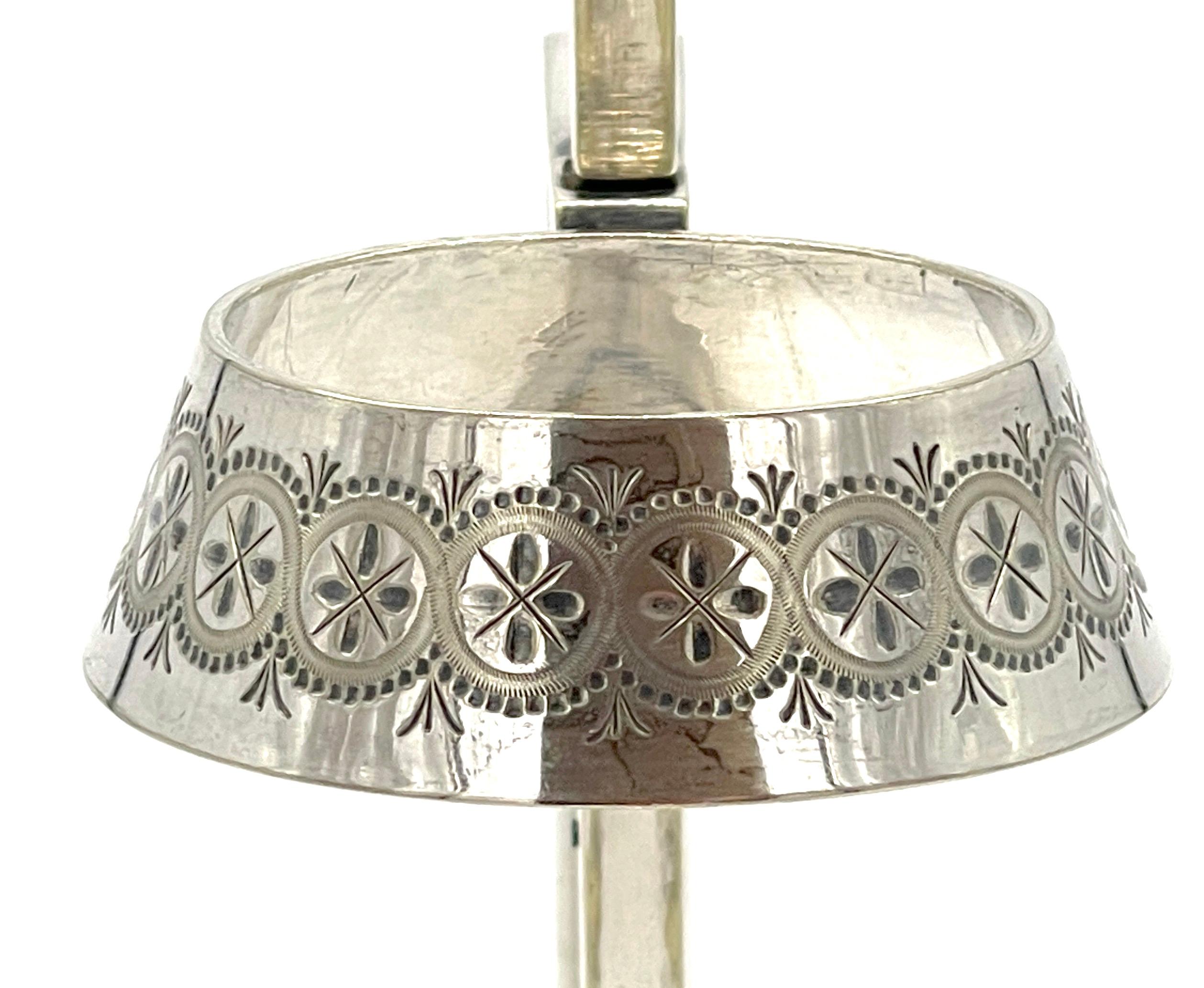 Cántaro de vino ajustable chapado en plata de Mappin & Webb, Inglaterra, circa 1900-1910 siglo XX en venta
