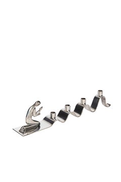 Portacandele dell'Avvento in argento di Walter Andersson per Ystad-Metall, Svezia