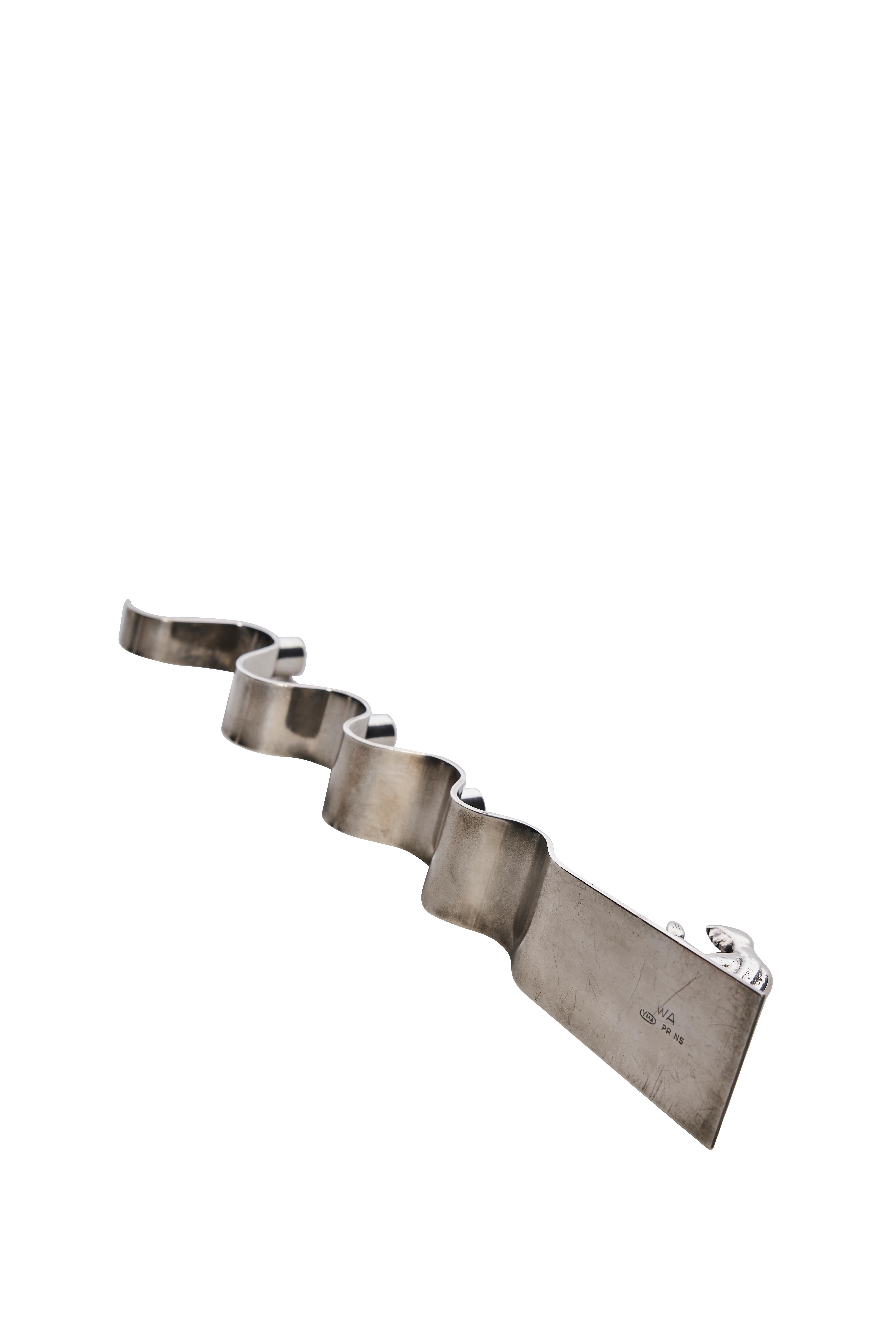 Portacandele dell'Avvento in argento di Walter Andersson per Ystad-Metall, Svezia In condizioni buone in vendita a Göteborg, SE