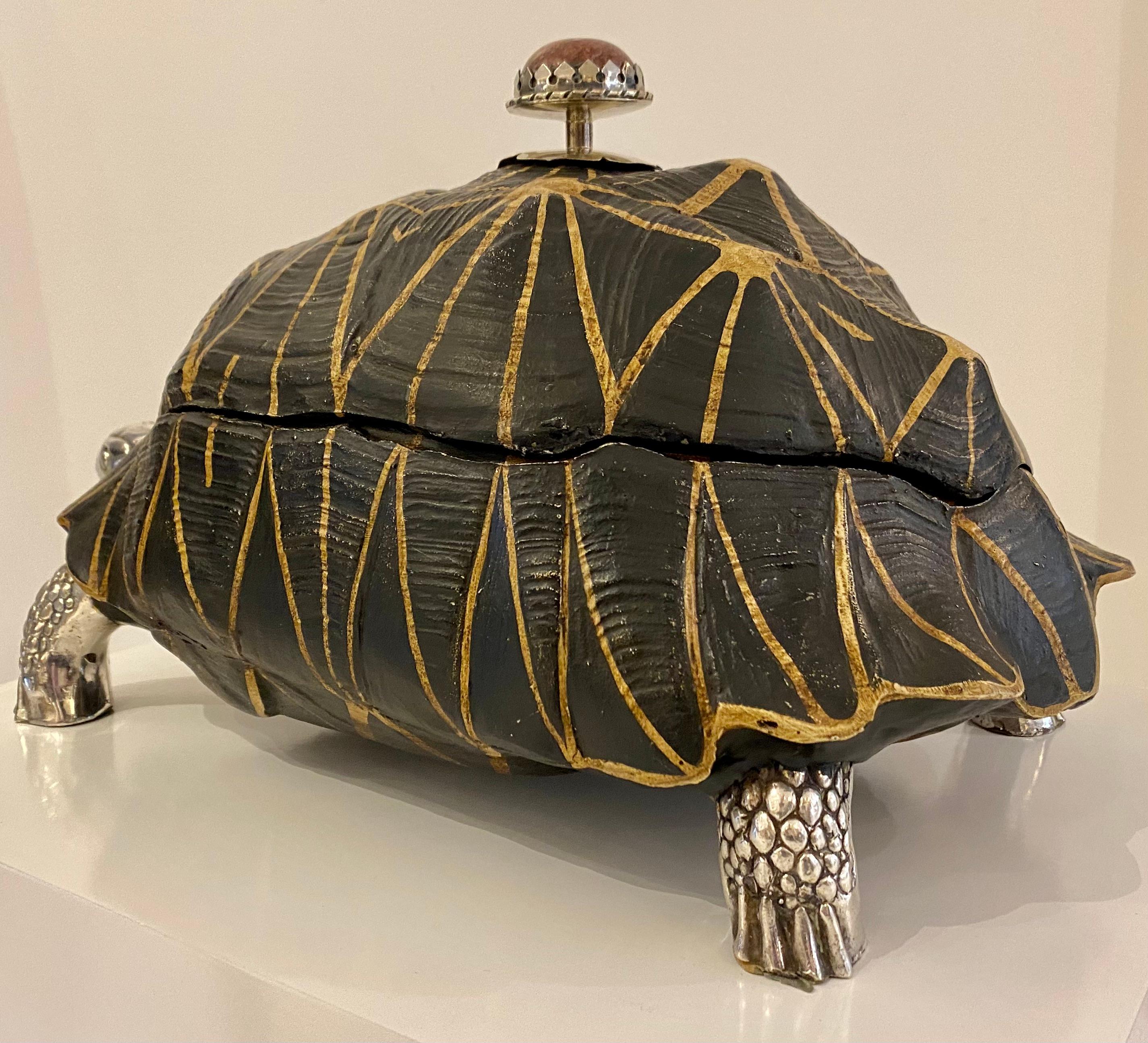resin turtle lamp