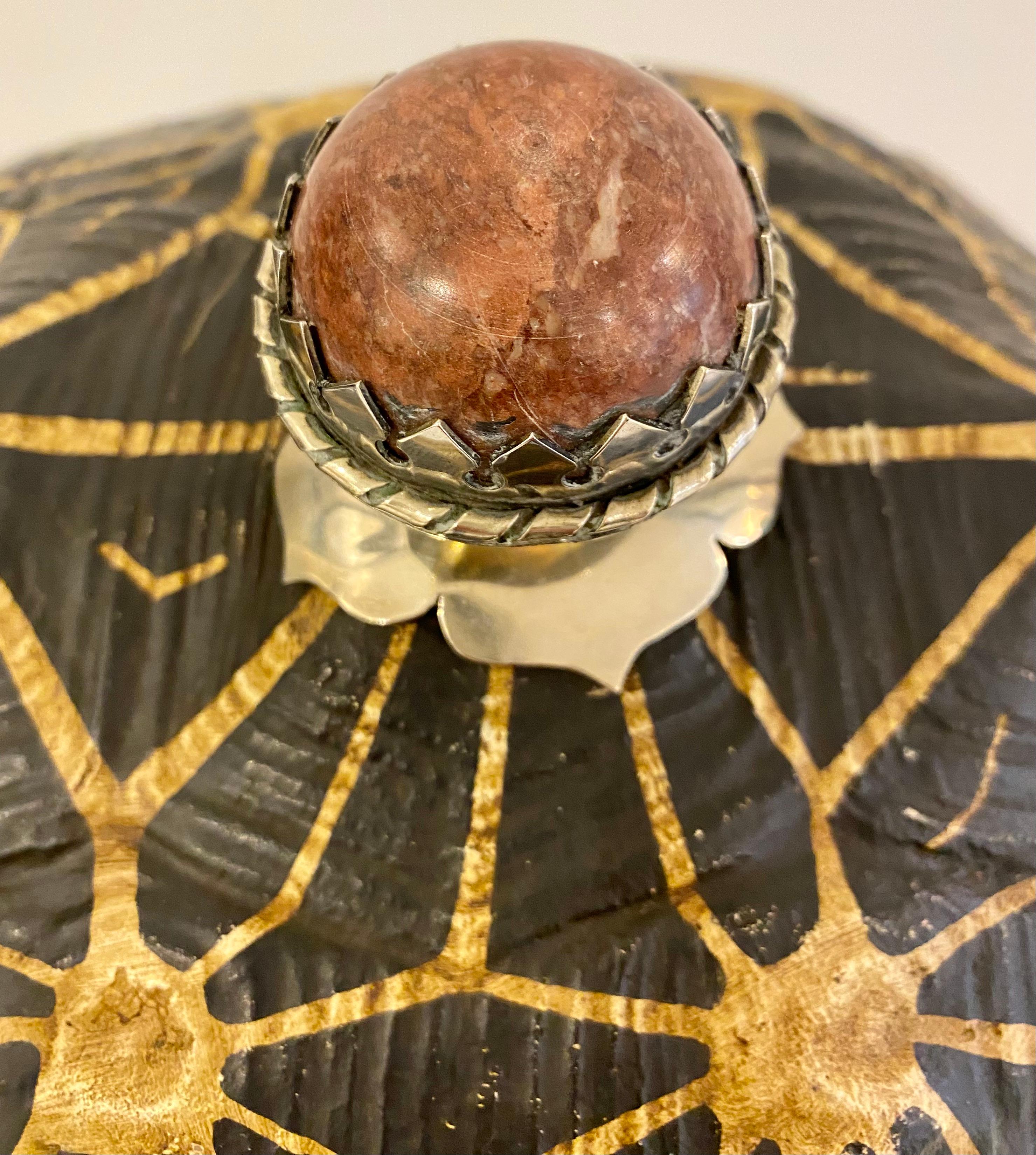 Late 20th Century Silver Plated and Cast Resin Turtle Form Bowl by Antony Redmile