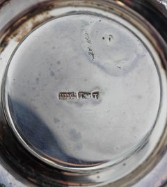 Circa 1890s Silver-Plated & Cut Glass Wine or Water Flagon by Topázio, Portugues