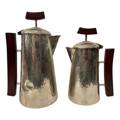 Silver-Plated Art Deco Coffee & Tea Set