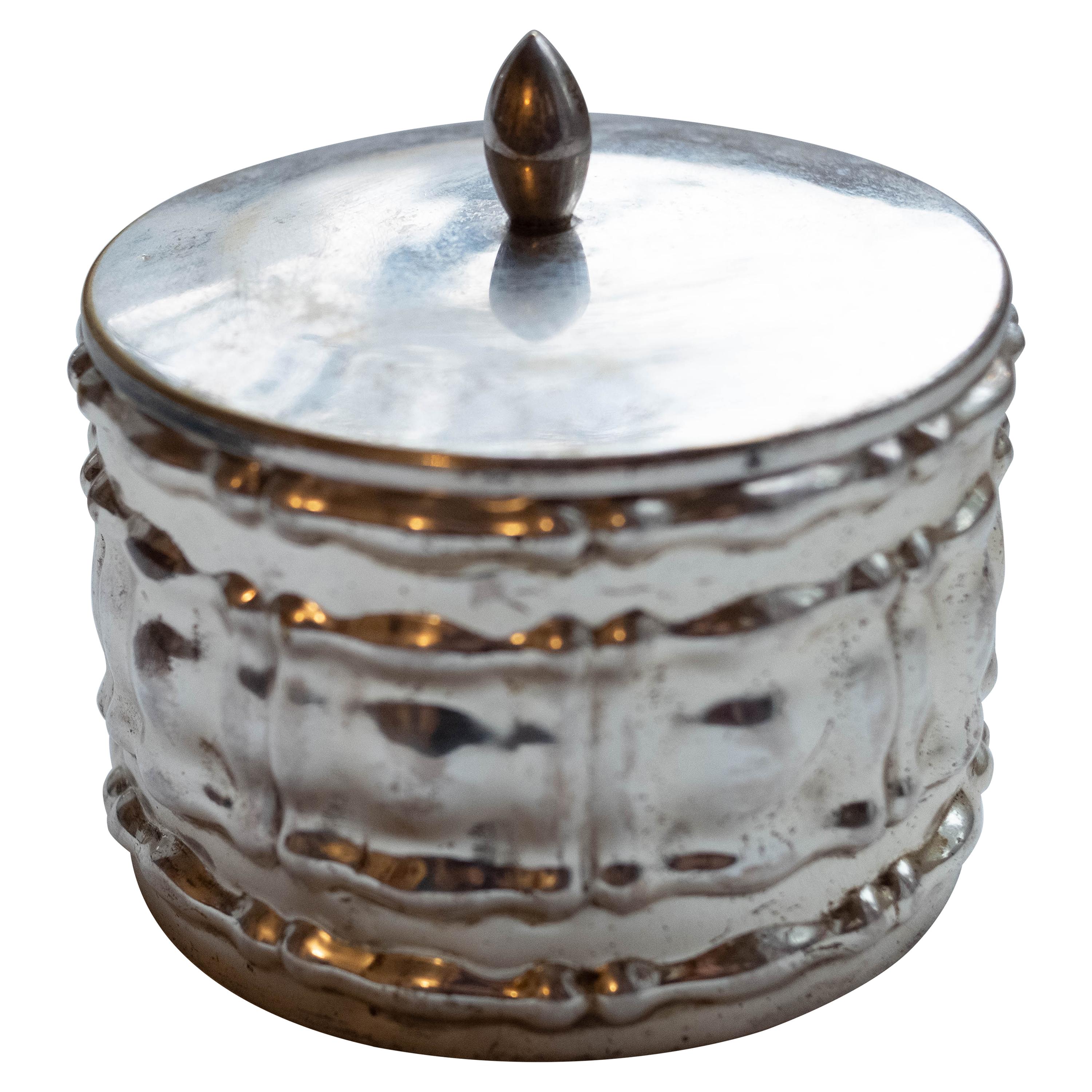 Silver Plated Art Nouveau Hungarian Candy Jar