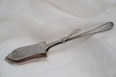 Silver plated asparagus servers by Elkington & Co.