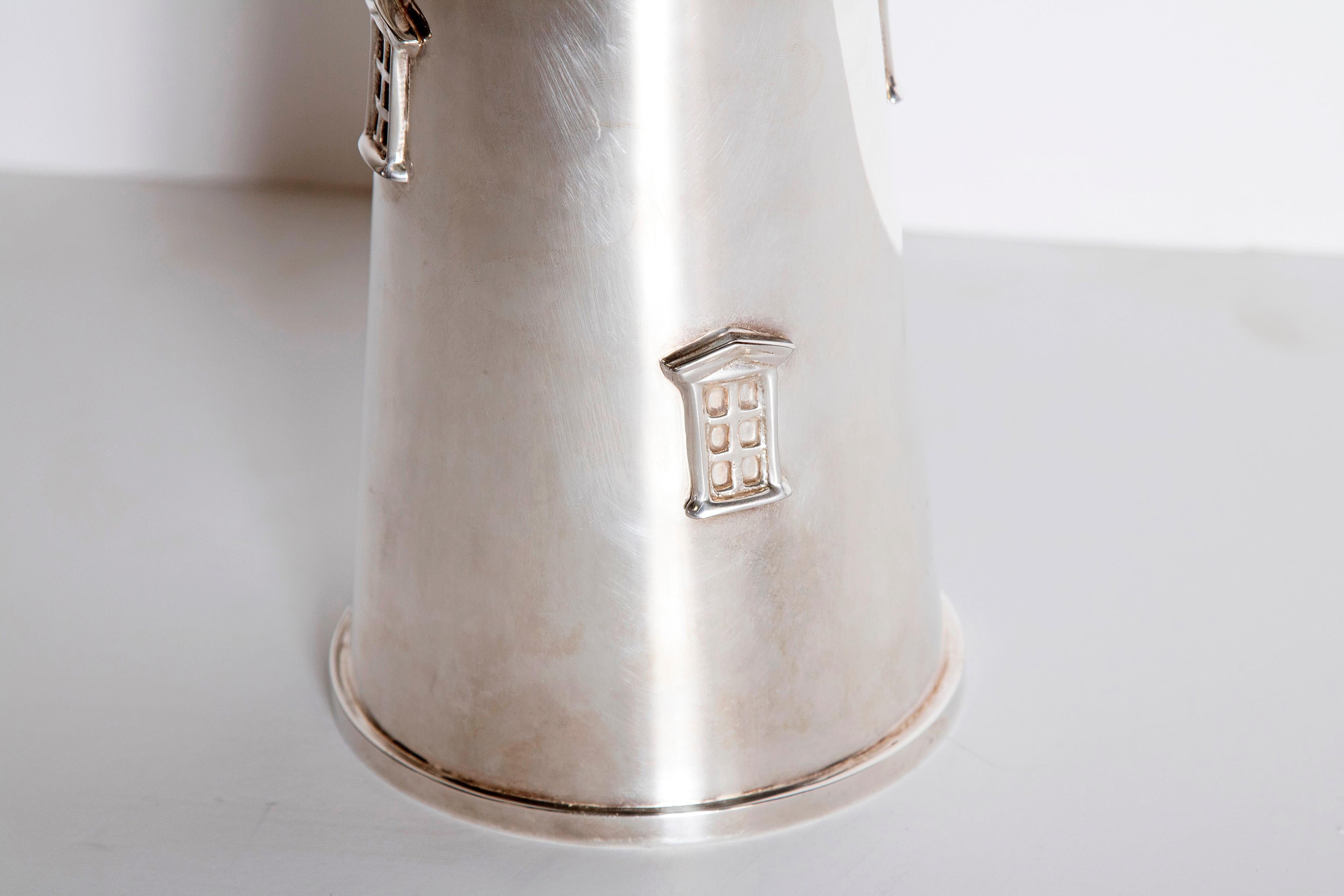 Brass Silver Plated Boston Lighthouse Cocktail Shaker