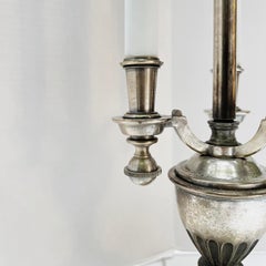 Silver Plated Boulliote Lamp