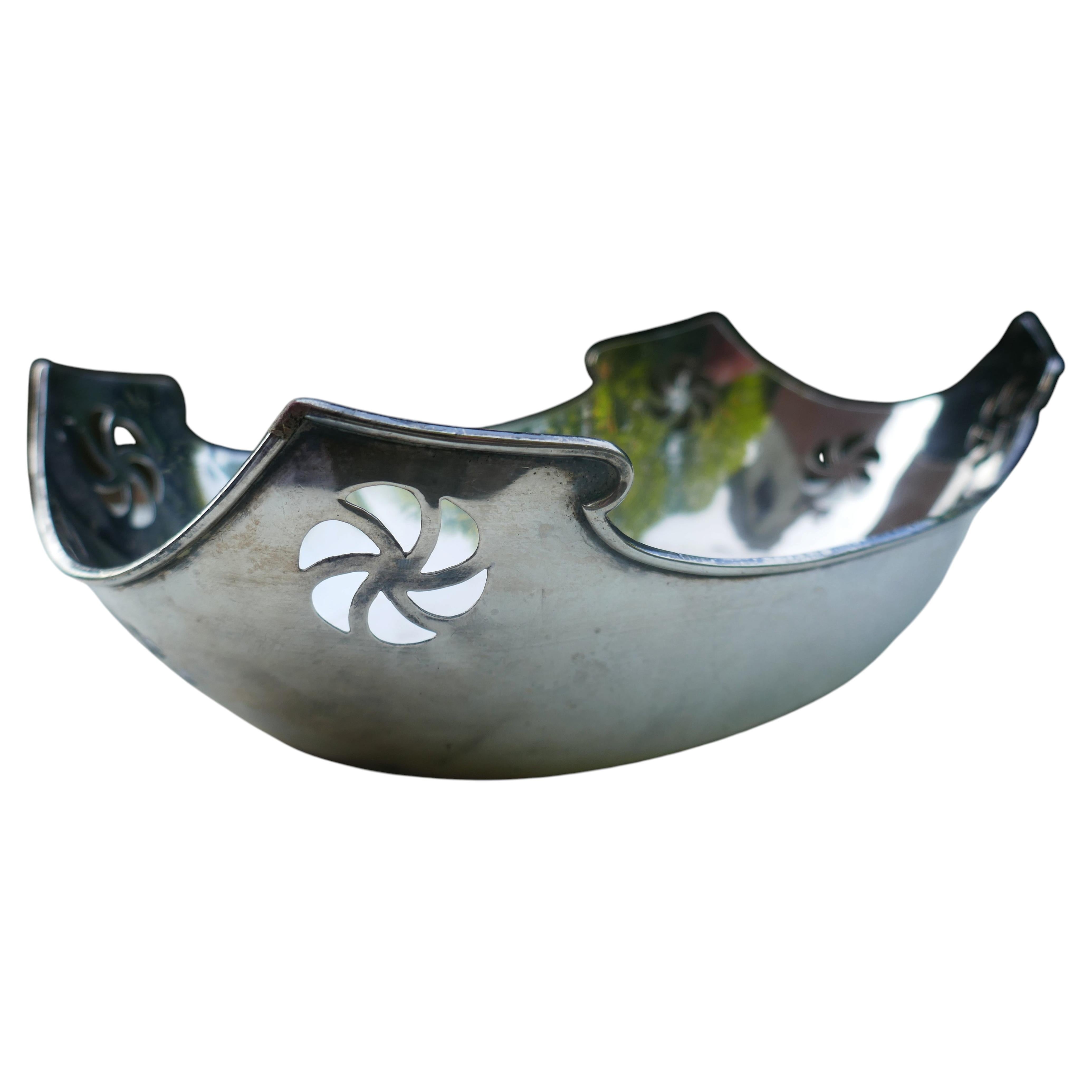Versilberte Schale von Arthur Krupp im Angebot