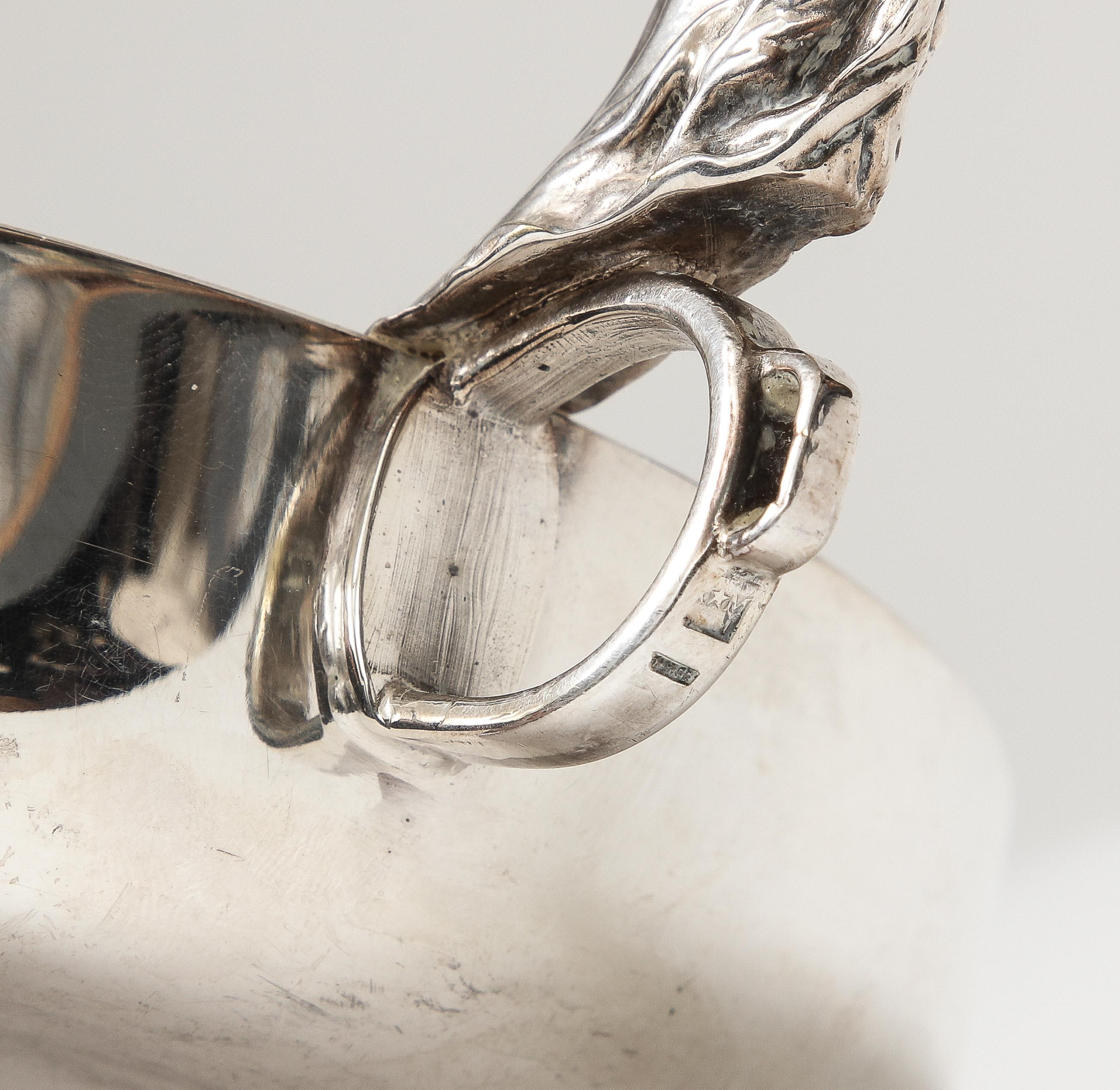 Ciotola placcata in argento alla maniera di Hermes, Francia, 1950 ca. in vendita 4