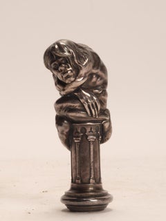Silver-Plated Brass Seal, France, 1890.