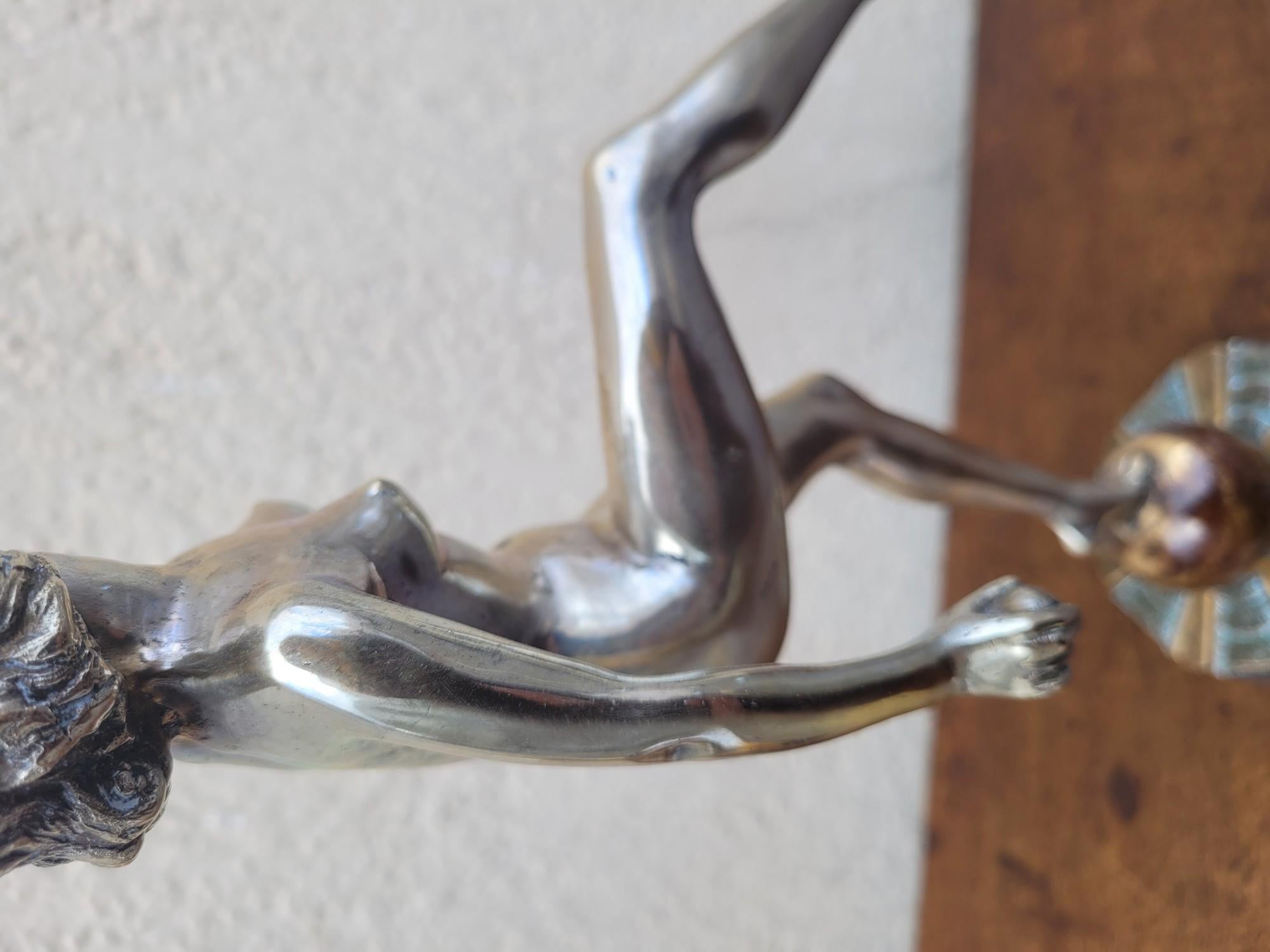 Ball and Ball in bronzo argentato, Art Déco, XX secolo in vendita 1