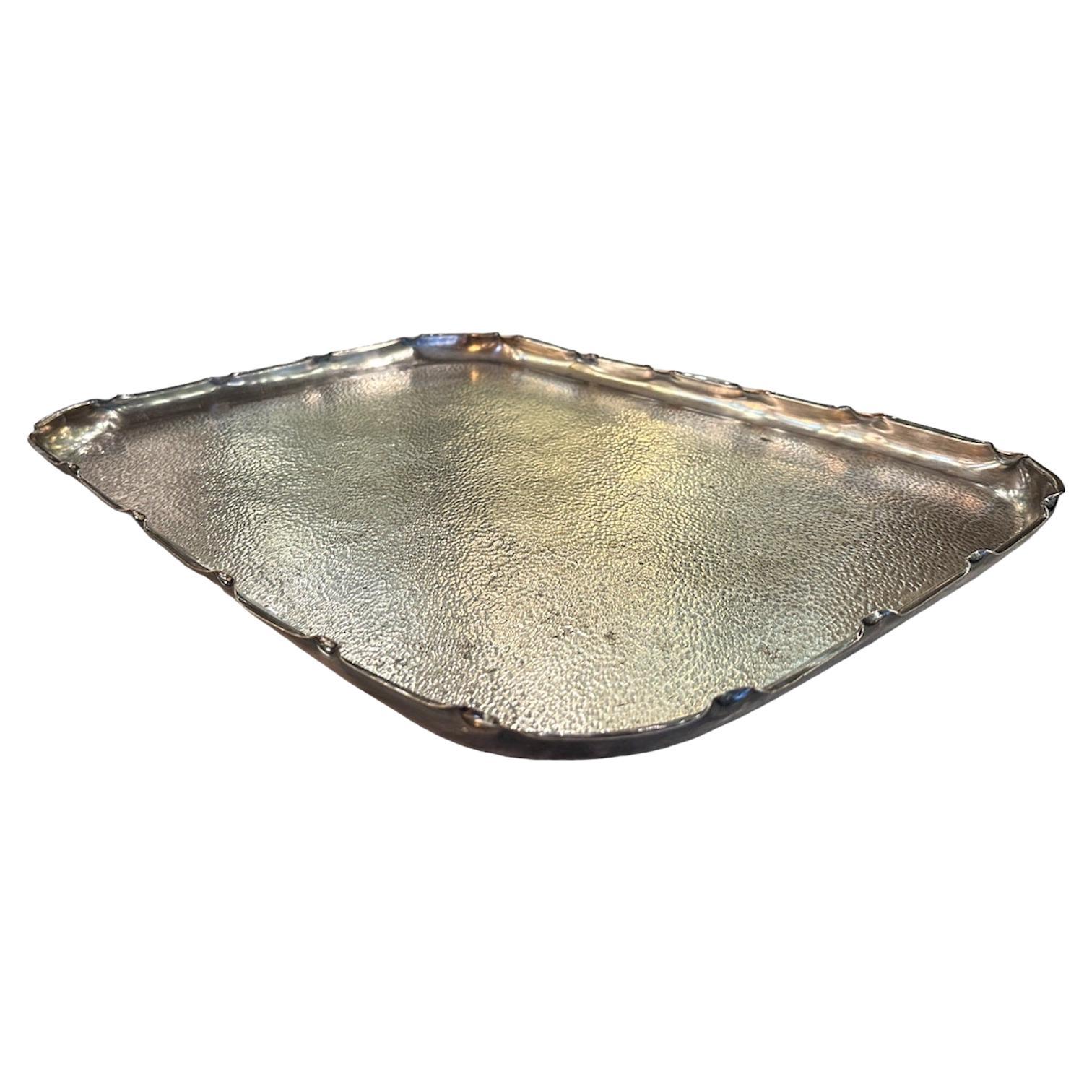 Silver plated bronze Tray , Year: 1950 For Sale
