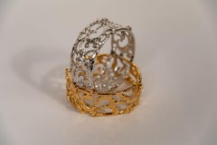 Bracelet "Zoo" en bronze argenté par Franck Evennou, France, 2018