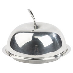 Plat à beurre plaqué argent - Apple - Christofle France