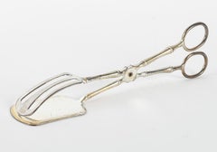 Silver Plated Cake Server, Mid 20th Century.
